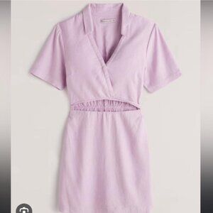 Abercrombie & Fitch Women's Lilac Dress Size Large